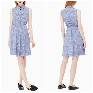 Kate Spade size M petals sleeveless shirt dress